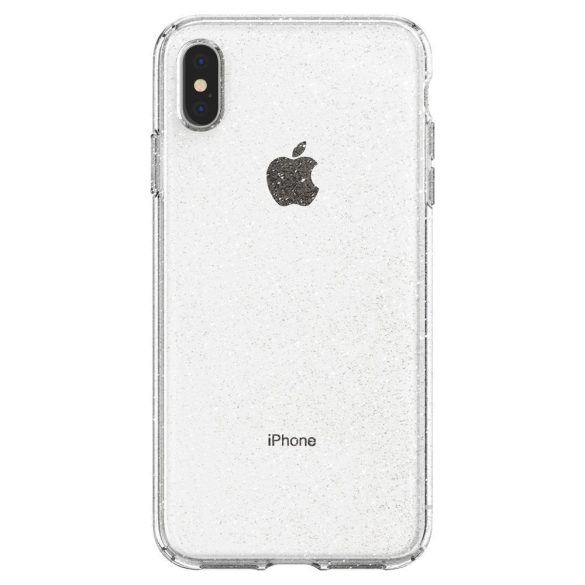 Spigen Liquid Crystal Glitter iPhone X/Xs hátlap, tok, átlátszó