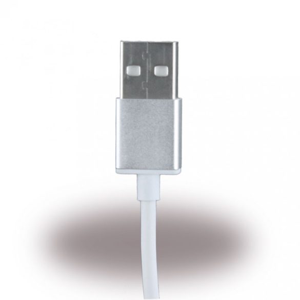 Cyoo USB lightning mágneses kábel iPhone 5/5S/SE/6/6S/7, 1m, ezüst