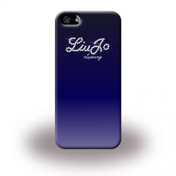 Liu-Jo iPhone 5/5S/SE Crystals hátlap, tok, kék
