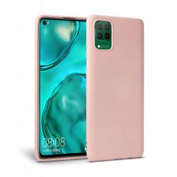   Tech-Protect Icon Huawei P40 Lite szilikon hátlap, tok, rózsaszín