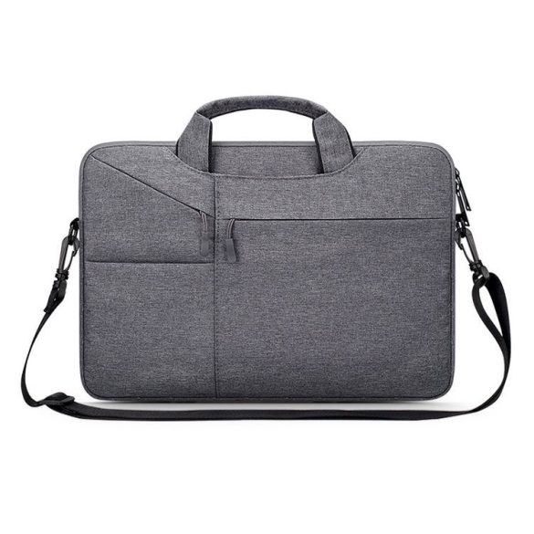 Tech-Protect Pocket 14" laptoptáska, sötét szürke