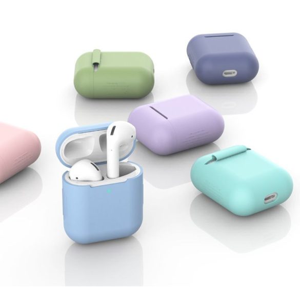 Tech-Protect Icon Apple Airpods szilikon tok, rózsaszín