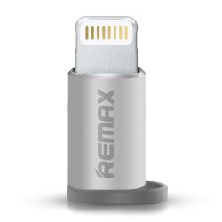 Remax Micro USB - Lightning átalakító adapter, ezüst