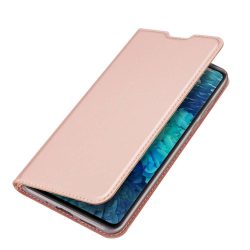   Dux Ducis Skin Pro Samsung Galaxy A31 oldalra nyíló tok, rozé arany