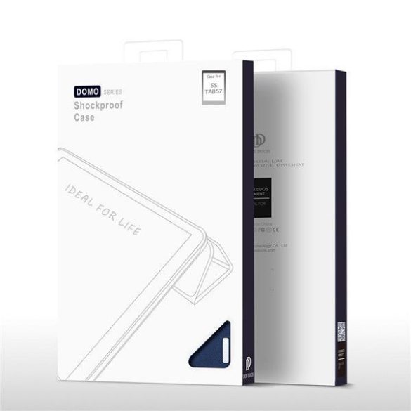 Dux Ducis Domo Series Samsung Galaxy Tab S7 11.0" T870/T875 oldalra nyíló smart tok, fekete