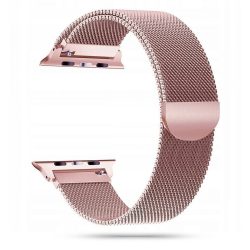   Tech-Protect Milanese Apple Watch fém 42-44mm óraszíj, rozé arany