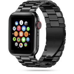   Tech-Protect Stainless Apple Watch 2/3/4/5/6/7/SE (42-44-45mm) fém óraszíj, grafitszürke