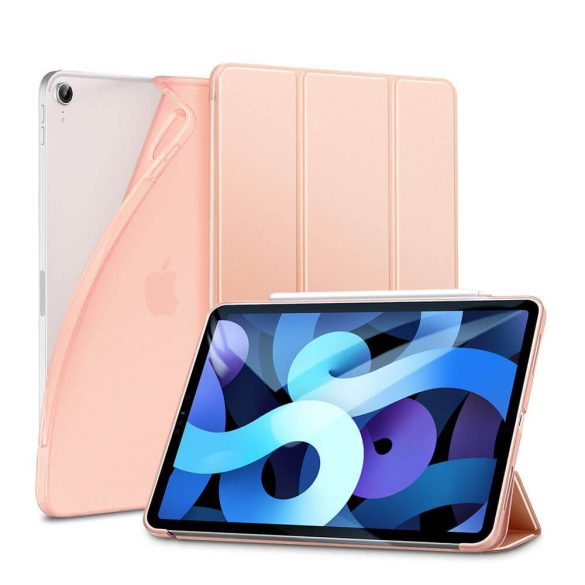 ESR Rebound (Slim) iPad Air 4 (2020) oldalra nyíló smart tok, arany