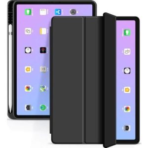 Tech-Protect Smartcase Pen iPad Air 4 (2020) oldalra nyíló okos tok, fekete