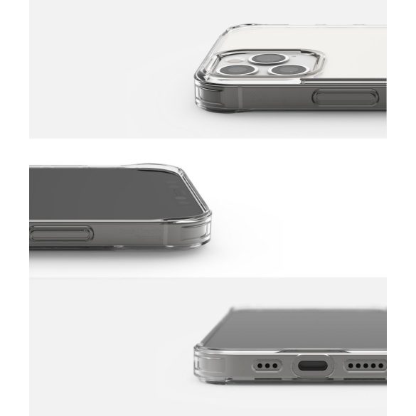 Ringke Fusion iPhone 12/12 Pro hátlap, tok, átlátszó