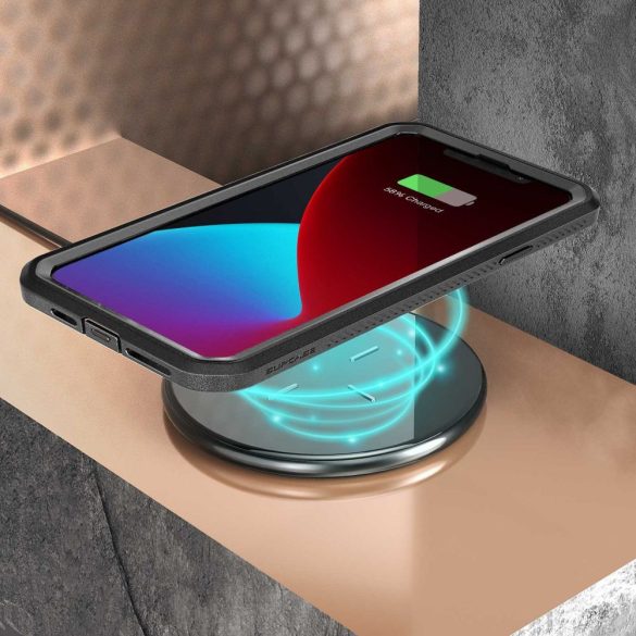Supcase Unicorn Beetle iPhone 12/12 Pro vízálló, ütésálló tok és előlap , fekete
