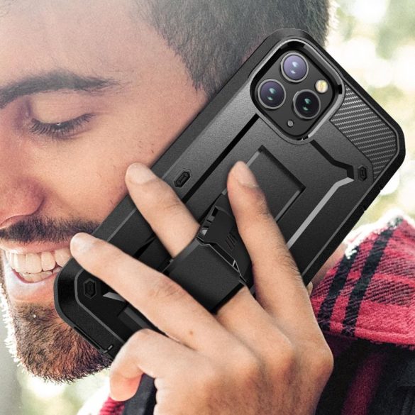 Supcase Unicorn Beetle iPhone 12/12 Pro vízálló, ütésálló tok és előlap , fekete