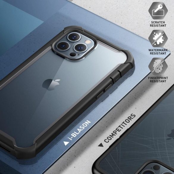 Supcase Iblsn Ares iPhone 12 Pro Max hátlap, tok, fekete