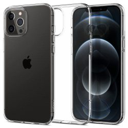   Spigen Liquid Crystal iPhone 12/12 Pro hátlap, tok, átlátszó