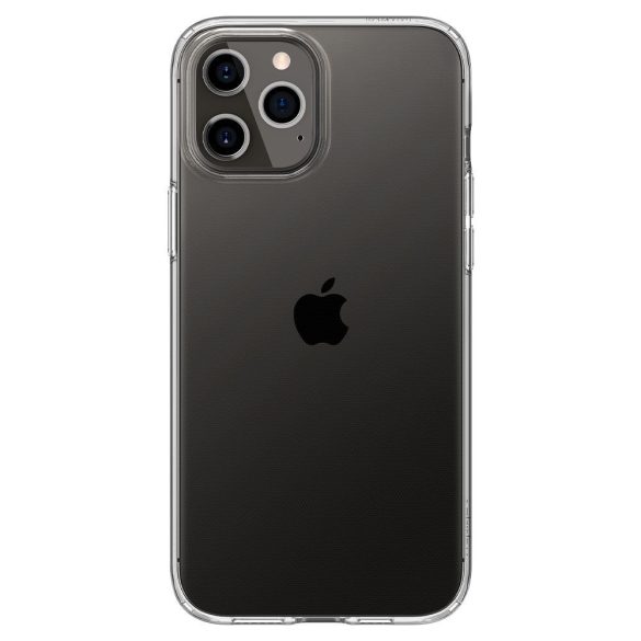 Spigen Liquid Crystal iPhone 12/12 Pro hátlap, tok, átlátszó