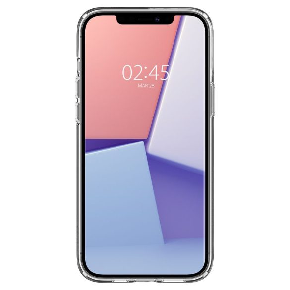 Spigen Liquid Crystal iPhone 12/12 Pro hátlap, tok, átlátszó