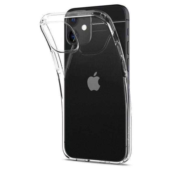 Spigen Liquid Crystal iPhone 12 Mini hátlap, tok, átlátszó