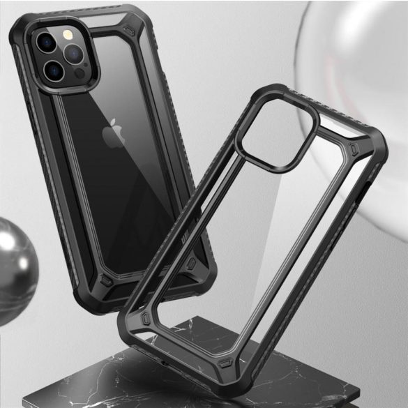 Supcase Exo Pro iPhone 12 Pro Max hátlap, tok, fekete