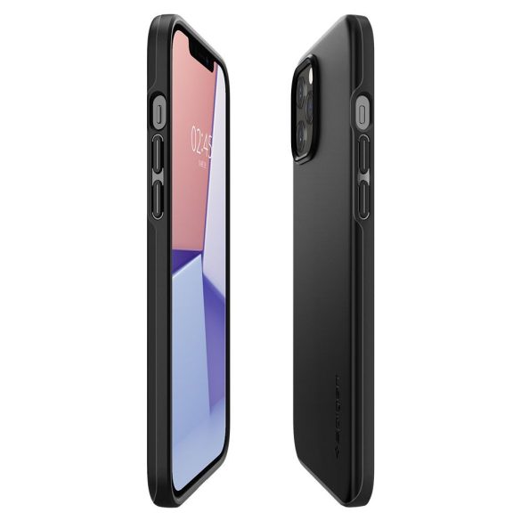 Spigen Thin Fit iPhone 12 Pro Max hátlap, tok, fekete