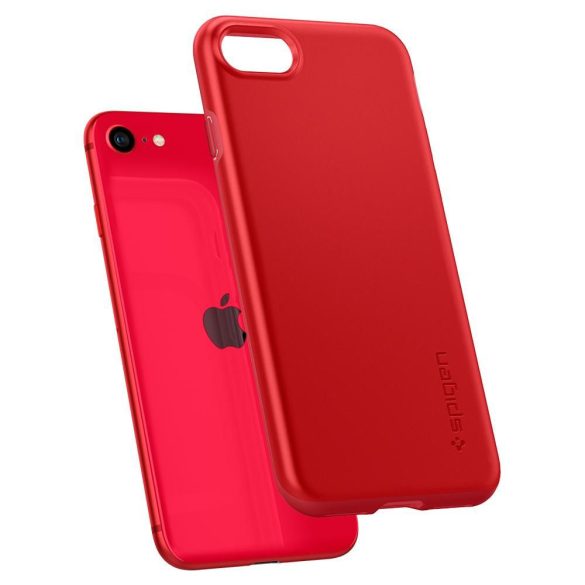 Spigen Thin Fit Pro iPhone 7/8/SE (2020) hátlap, tok, piros