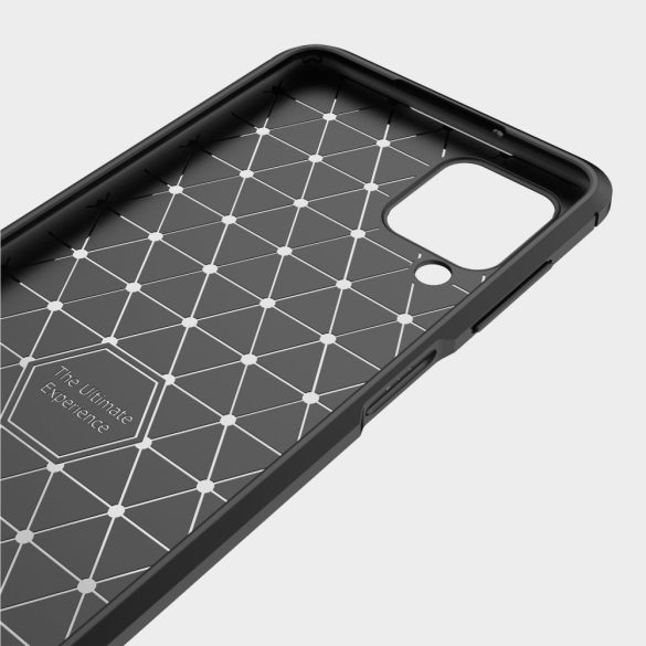 Tech-Protect Carbon Flexible Samsung Galaxy A12 hátlap, tok, fekete