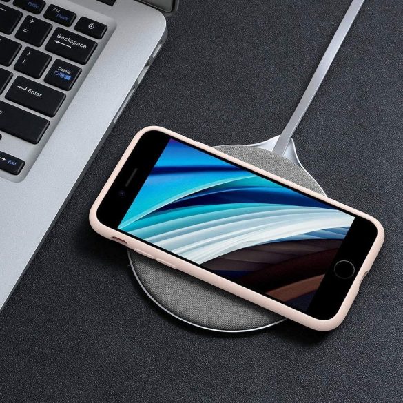 Tech-Protect Icon Samsung Galaxy A12 szilikon hátlap, tok, rózsaszín