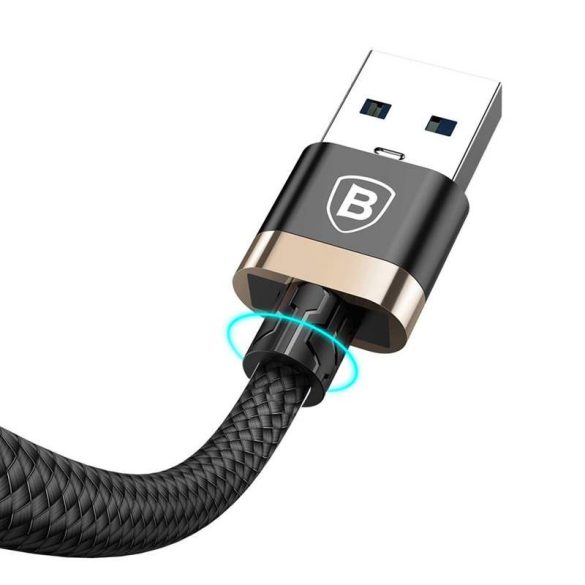 Baseus Golden Belt CATGB-A1V USB/USB-C adat- és töltőkábel 3A, 1,5m, arany