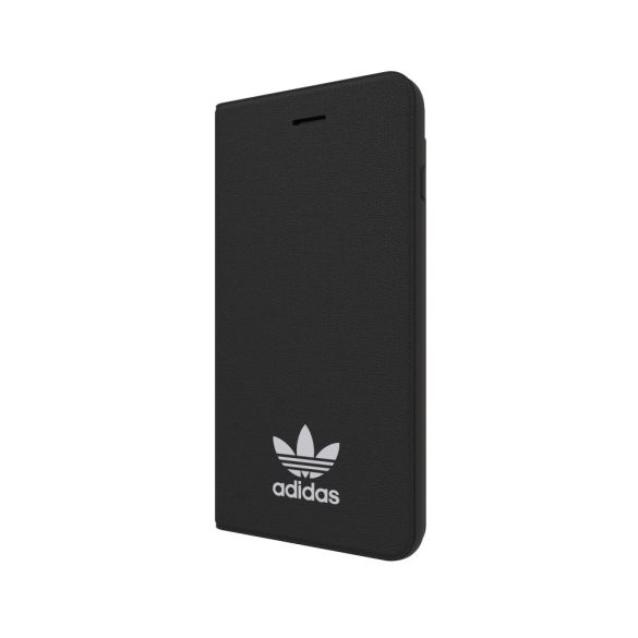 Adidas Original New Basics Booklet iPhone 6 Plus/7 Plus /8 Plus oldalra nyíló tok, fekete