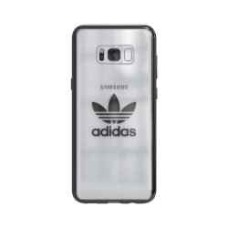   Adidas Originals Clear Samsung Galaxy S8 Plus TPU hátlap, tok, átlátszó-grafitszürke