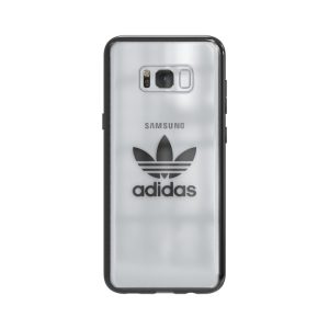 Adidas Originals Clear Samsung Galaxy S8 Plus TPU hátlap, tok, átlátszó-grafitszürke