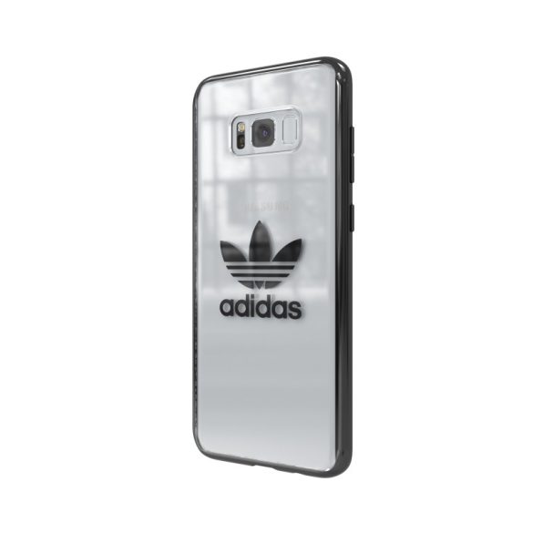 Adidas Originals Clear Samsung Galaxy S8 Plus TPU hátlap, tok, átlátszó-grafitszürke