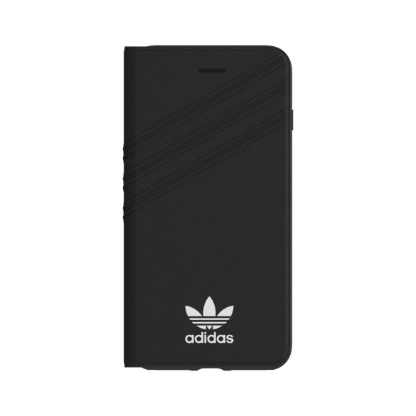 Adidas Original Booklet Suede iPhone iPhone 6 Plus/7 Plus/8 Plus oldalra nyíló tok, fekete