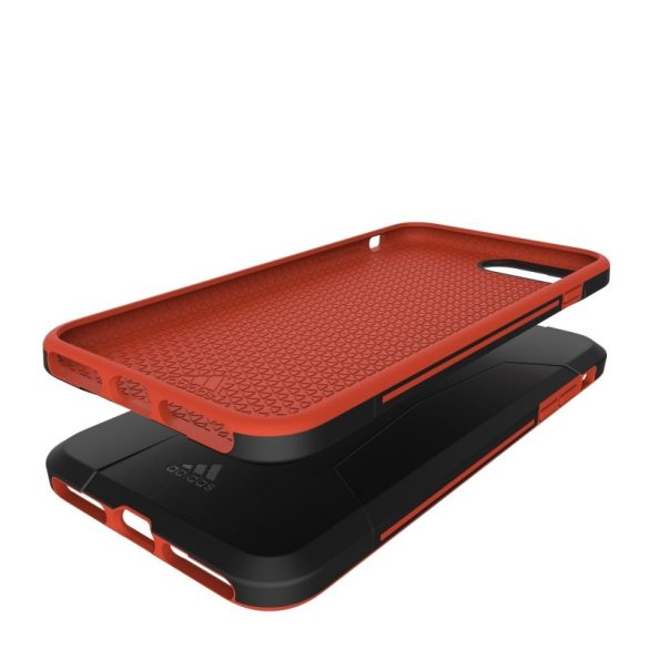 Adidas Performance Solo iPhone 6 Plus/7 Plus /8 Plus ütésálló hátlap, tok, fekete-piros