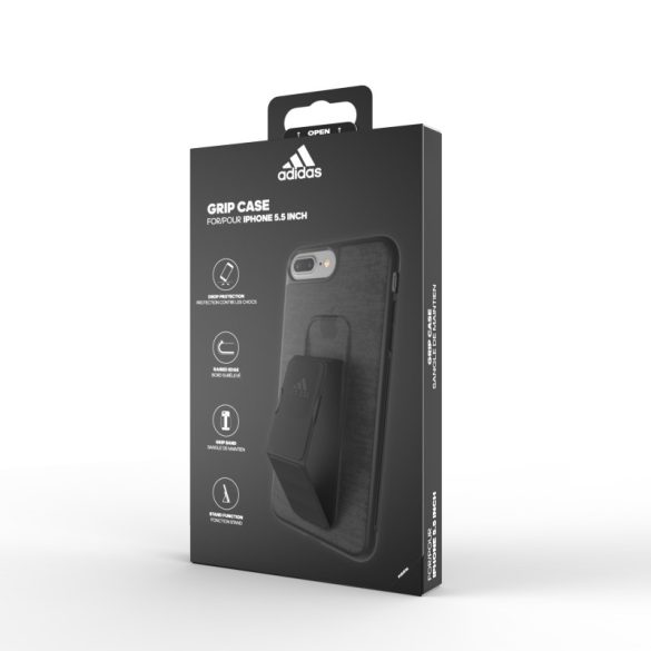 Adidas Performance Grip Case iPhone 6 Plus/7 Plus/8 Plus hátlap, tok, fekete