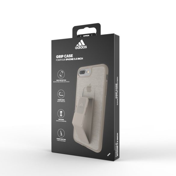 Adidas Performance Grip Case iPhone 6 Plus/7 Plus/8 Plus hátlap, tok, bézs