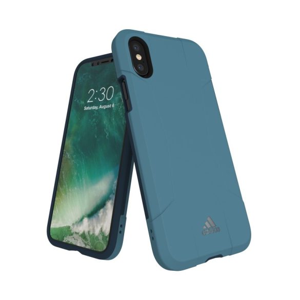 Adidas Performance Solo Case iPhone X/Xs ütésálló hátlap, tok, kék