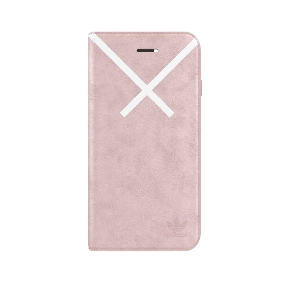 Adidas Originals XBYO Booklet iPhone 6/7/8 oldalra nyíló tok, rózsaszín