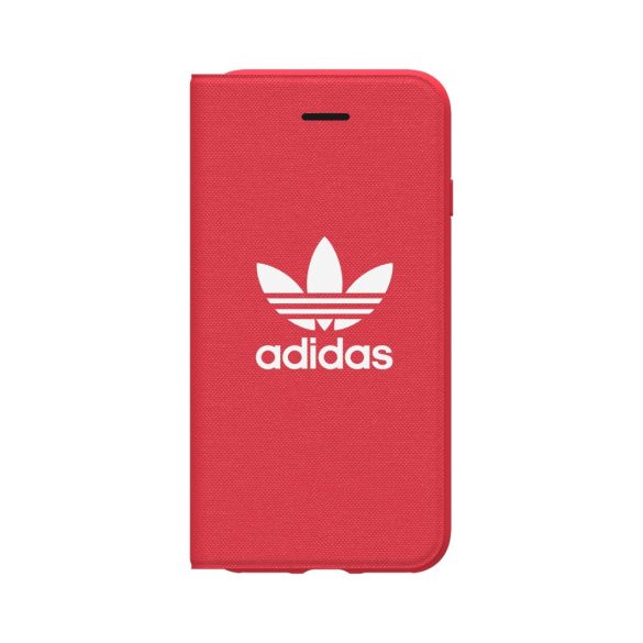 Adidas Original Adicolor Booklet iPhone 6/7/8 oldalra nyíló tok, piros