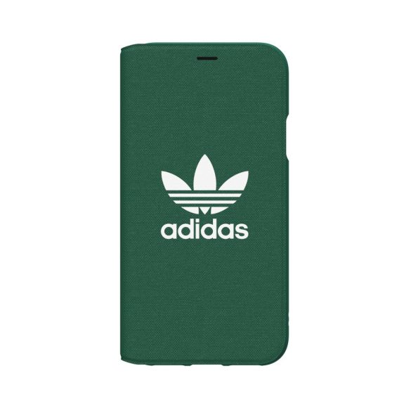 Adidas Original Adicolor Booklet iPhone X/Xs oldalra nyíló tok, zöld