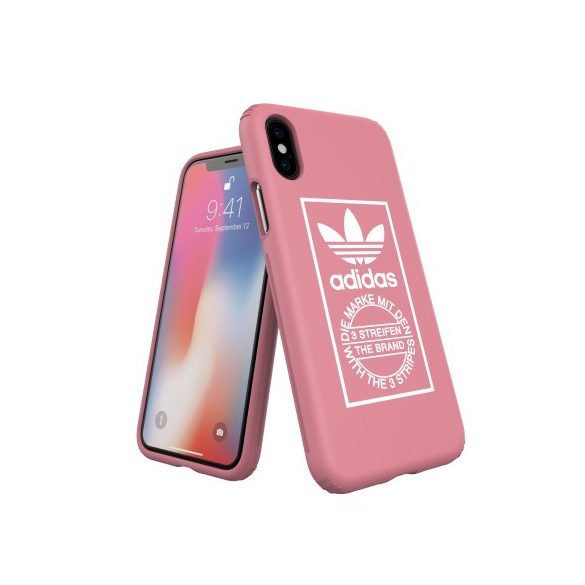 Adidas Originals Snap Case iPhone X/Xs hátlap, tok, rózsaszín