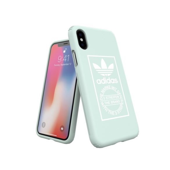 Adidas Originals Snap Case iPhone X/Xs hátlap, tok, zöld