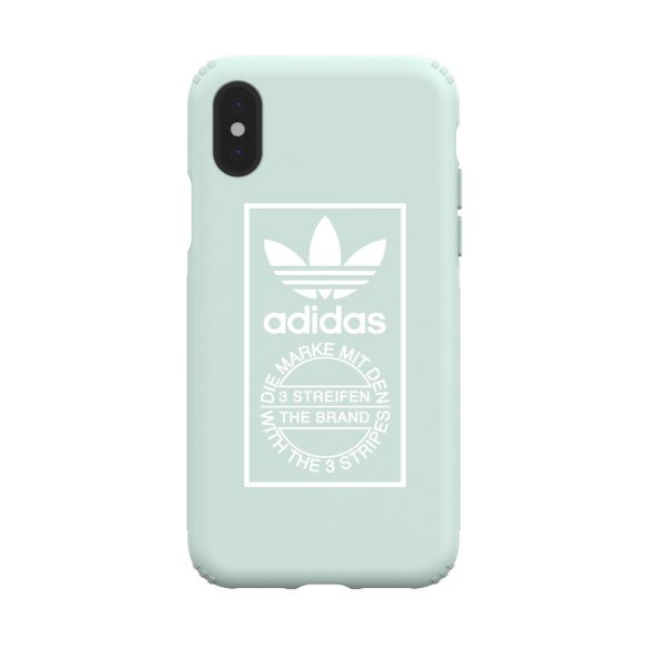 Adidas Originals Snap Case iPhone X/Xs hátlap, tok, zöld