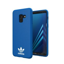   Adidas Originals New Basics Samsung Galaxy A8 (2018) hátlap, tok, kék-fehér