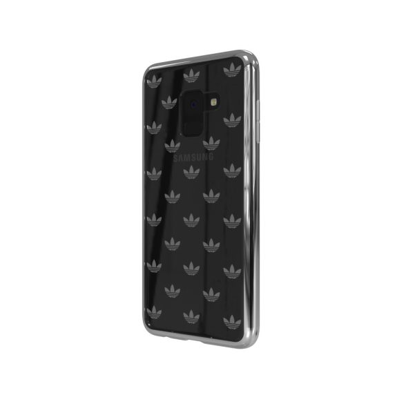 Adidas Original Clear Case Samsung Galaxy A8 Plus (2018) hátlap, tok, átlátszó-mintás