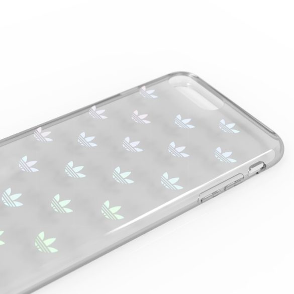 Adidas Original Clear Snap Case iPhone 6 Plus/6S Plus/7 Plus/8 Plus hátlap, tok, átlátszó-színes