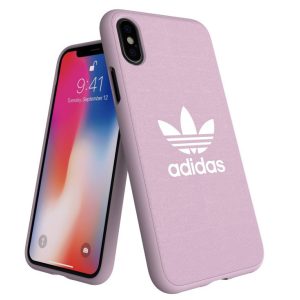 Adidas Original Adicolor iPhone X/Xs hátlap, tok, világosrózsaszín