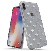   Adidas Original Clear Snap Case iPhone XS Max hátlap, tok, átlátszó-színes