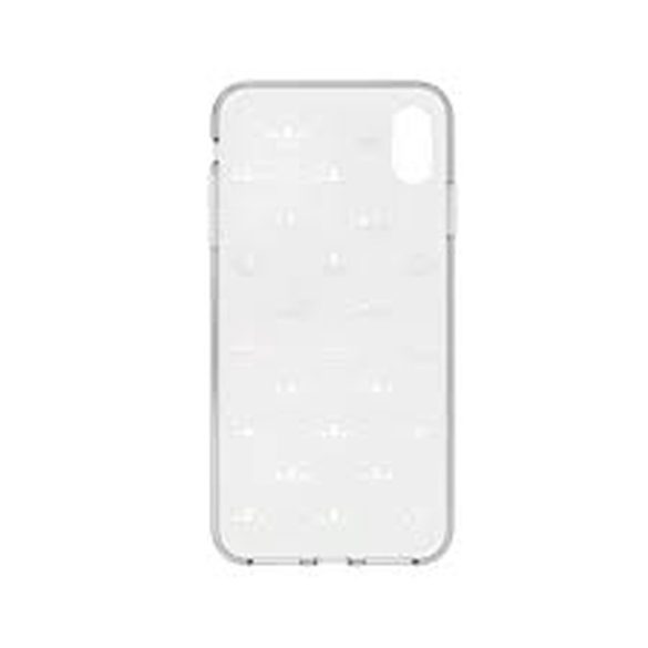 Adidas Original Clear Snap Case iPhone XS Max hátlap, tok, átlátszó-színes