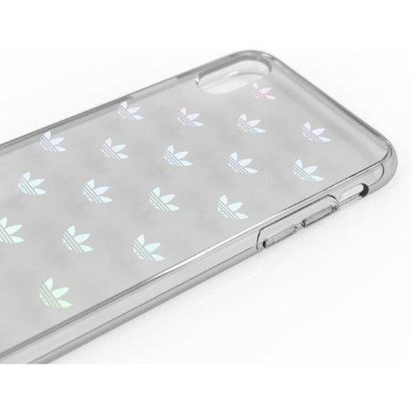 Adidas Original Clear Snap Case iPhone XS Max hátlap, tok, átlátszó-színes