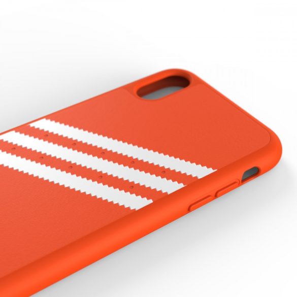 Adidas Original Moulded Case Suede iPhone Xr hátlap, tok narancssárga